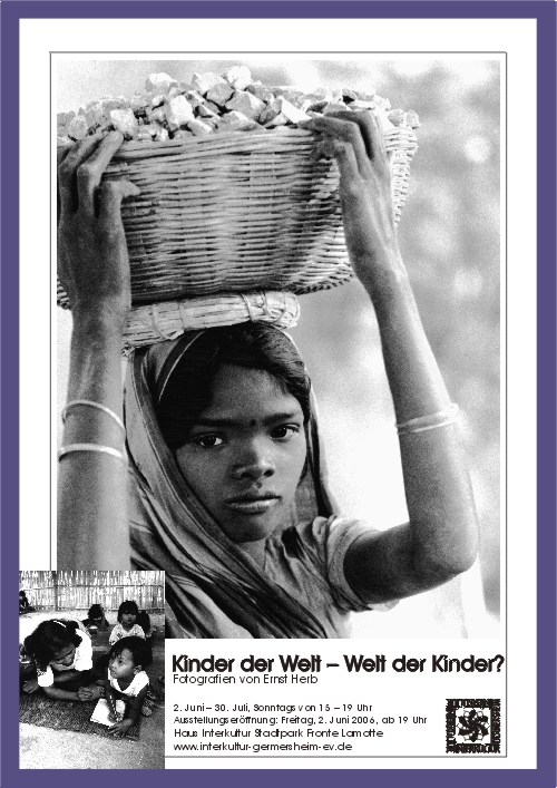 Plakat Kinder der Welt - Welt der Kinder?
